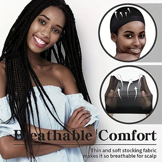 12pcs Lace Front Wig Cap Stocking Cap for Wigs