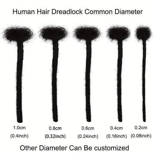 10 Pack 100% Human Hair Crochet Extensions TB 613 0.24in