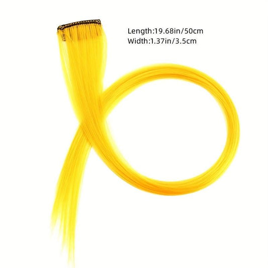 Long Straight Hair Extensions For Women Girls Clip In