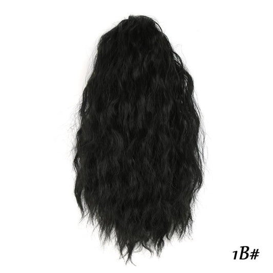 Synthetic Curly Drawstring Ponytail 25 80g Natural Look