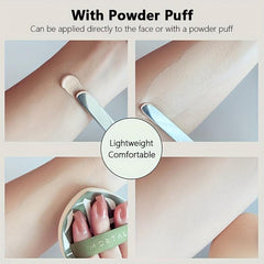 Makeup Foundation Spatula Stainless Steel Finger Ring Palette Stick Scraper