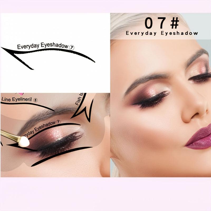 Eyeliner Cards Set, 6-in-1 Eyeshadow & Eyeliner Tools for Makeup