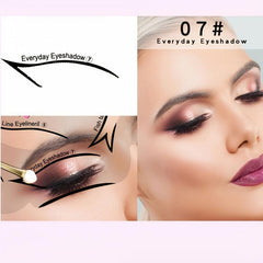 Eyeliner Cards Set, 6-in-1 Eyeshadow & Eyeliner Tools for Makeup
