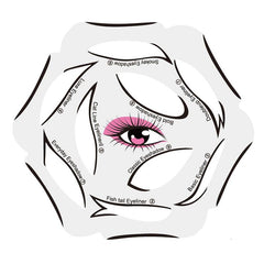 Eyeliner Cards Set, 6-in-1 Eyeshadow & Eyeliner Tools for Makeup