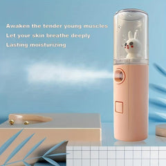 Mist Sprayer Pet Hydrating Instrument USB Charging Handheld Face Steam