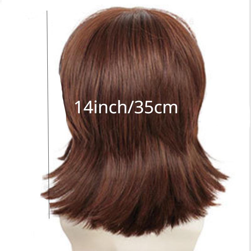 Short Wavy Men's Afro Wig for 70's Costume Party