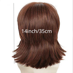 Short Wavy Men's Afro Wig for 70's Costume Party