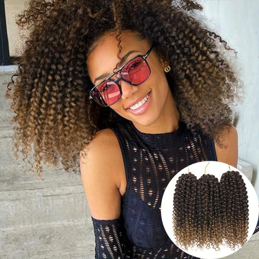 3 Packs Spring Twist Hair Braids Faux Locs Crochet Hair Extensions