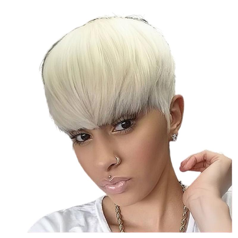 Short Pixie Cut Wig Hair Short Wigs For Women Synthetic 613 Short Pixie Bob Wig