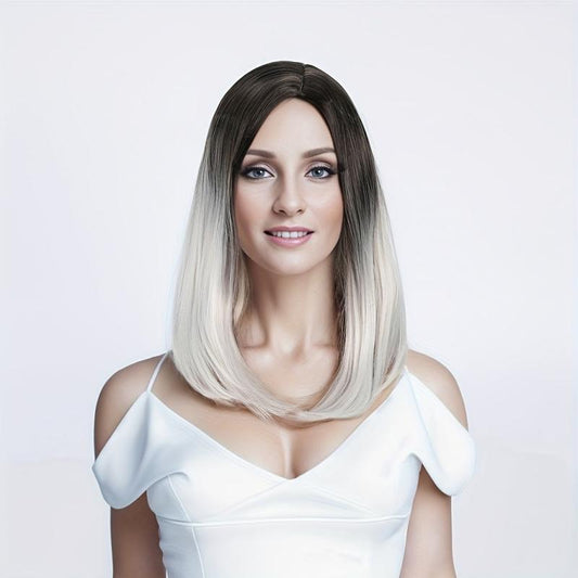 Medium Long Straight Wig Synthetic Wig For Halloween Cosplay Party