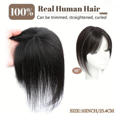 Human Hair Clip In Bangs Hair Pieces For Women