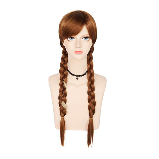 Ombre Braid Cosplay Wig for Women - Halloween Princess Dress Up