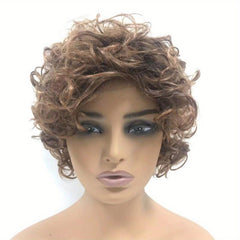 Soft Afro Curly Kinky Hair Wig For Women Girls Synthetic Rose Net Wig