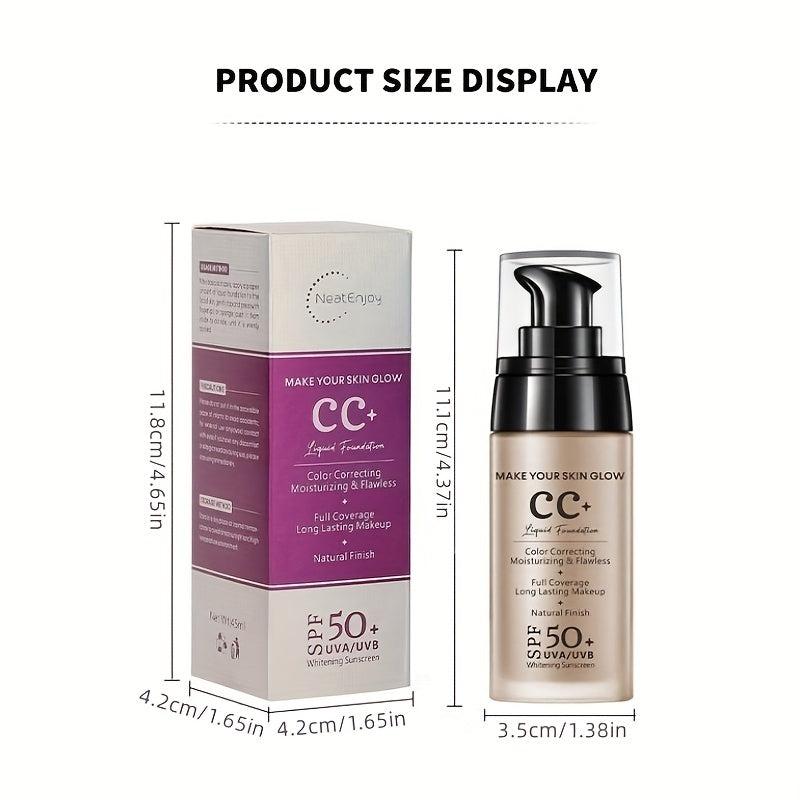 UV Protection Brightening CC Cream Foundation Natural Waterproof