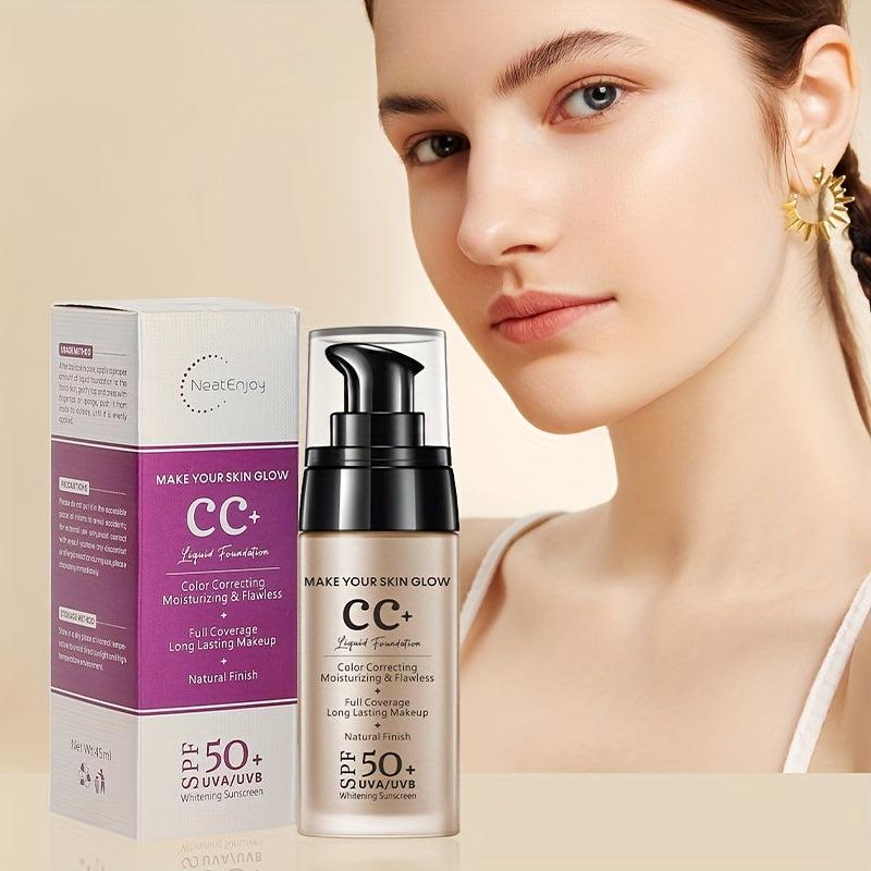 UV Protection Brightening CC Cream Foundation Natural Waterproof