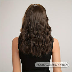 Long Wavy Hair With Bangs Synthetic Wig