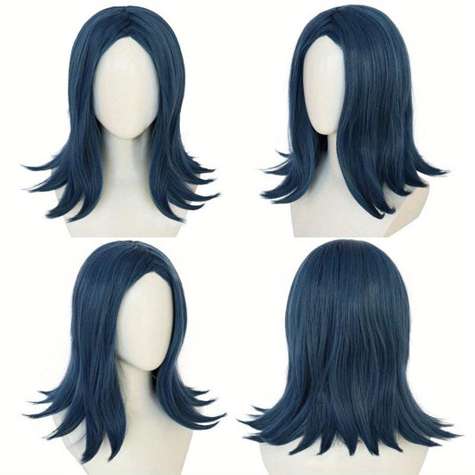 Medium Long Straight Synthetic Wig for Halloween