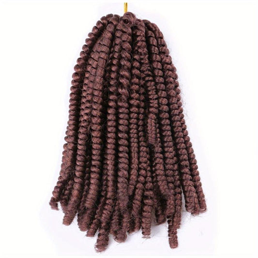 Ombre Spring Twist Crochet Hair Extensions 20 32 Cm Synthetic Fiber Hair