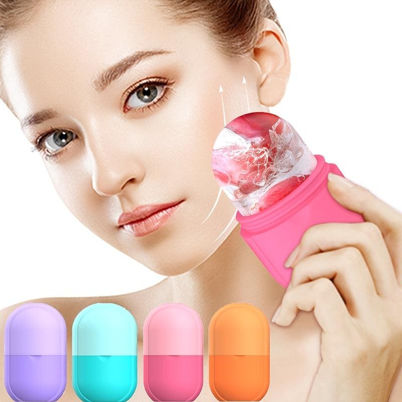Silicone Facial Massage Roller for Wrinkles Puffiness and Brightening