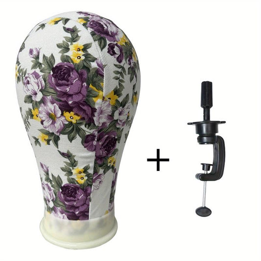 Canvas Block Head Mannequin Head For Hair Extension Display