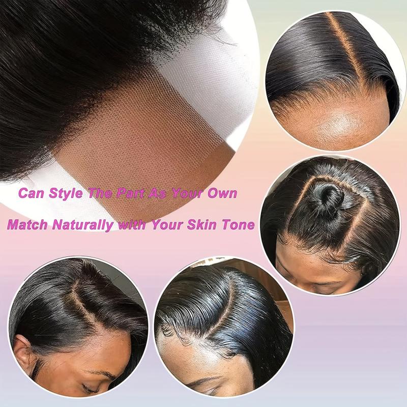 4x4 Lace Closure Body Wave Human Hair Extensions with Baby Hair