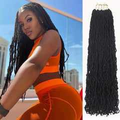 12pcs Soft Locs 76.2 cm Goddess Locs Crochet Hair Extensions