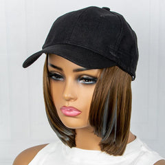 Gray Synthetic Bob Wig for Women