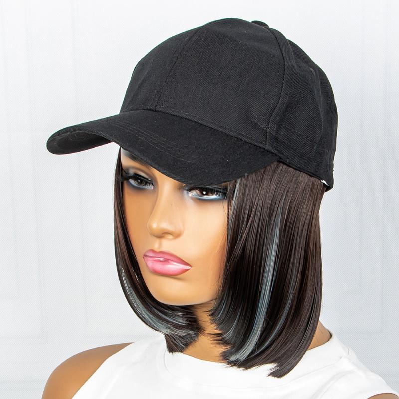 Gray Synthetic Bob Wig for Women