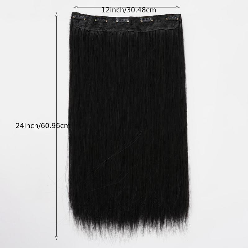 24 Inch Straight Synthetic Hair Extension for Women