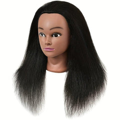 Mannequin Head Medium Long Straight Hair For Professional Use