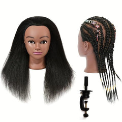 Mannequin Head Medium Long Straight Hair For Professional Use