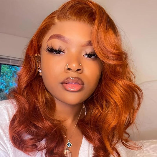 Loose Wave Wig Ombre Blonde Curly Synthetic Heat Resistant Full Wig