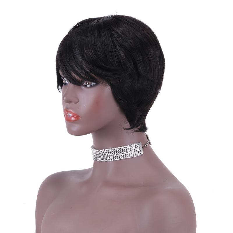 Short Bob Cut Wig Natural Hairline Human Hair Wig 10