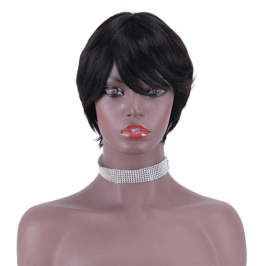 Short Bob Cut Wig Natural Hairline Human Hair Wig 10