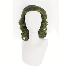 Short Curly Clown Cosplay Wig for Halloween Party