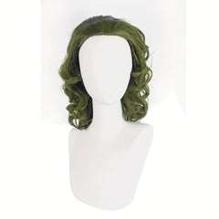 Short Curly Clown Cosplay Wig for Halloween Party