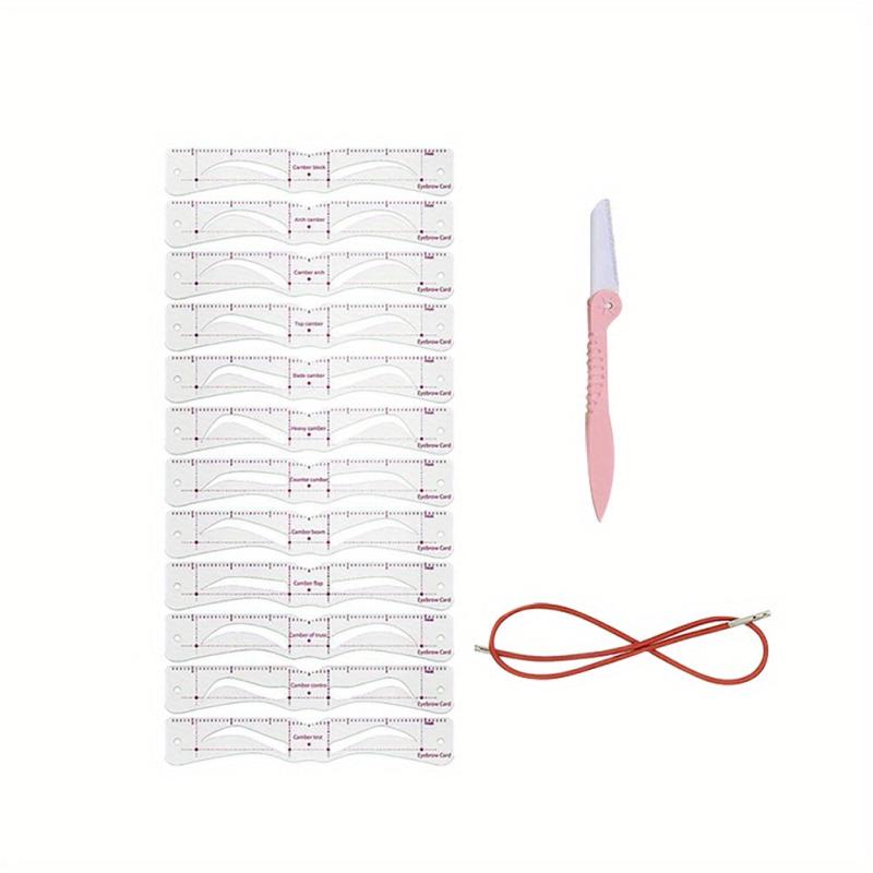 Eyebrow Stencil Set Reusable DIY Eye Brow Drawing Guide Styling Shaping