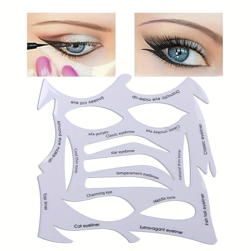 Multifunctional Makeup Template Sticker for Eyeshadow/Eyeliner/Eyebrow