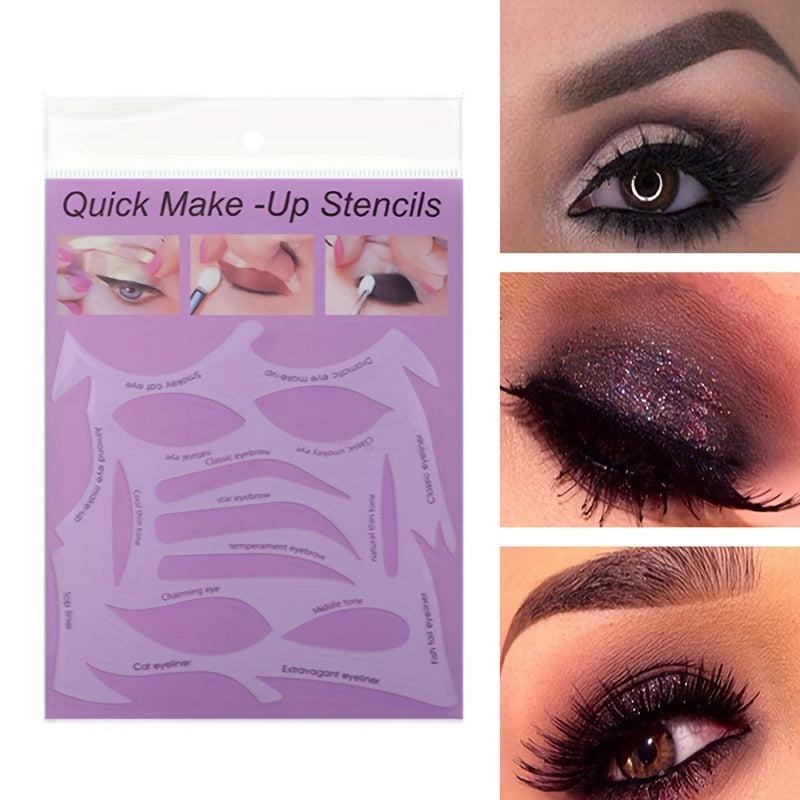 Multifunctional Makeup Template Sticker for Eyeshadow/Eyeliner/Eyebrow
