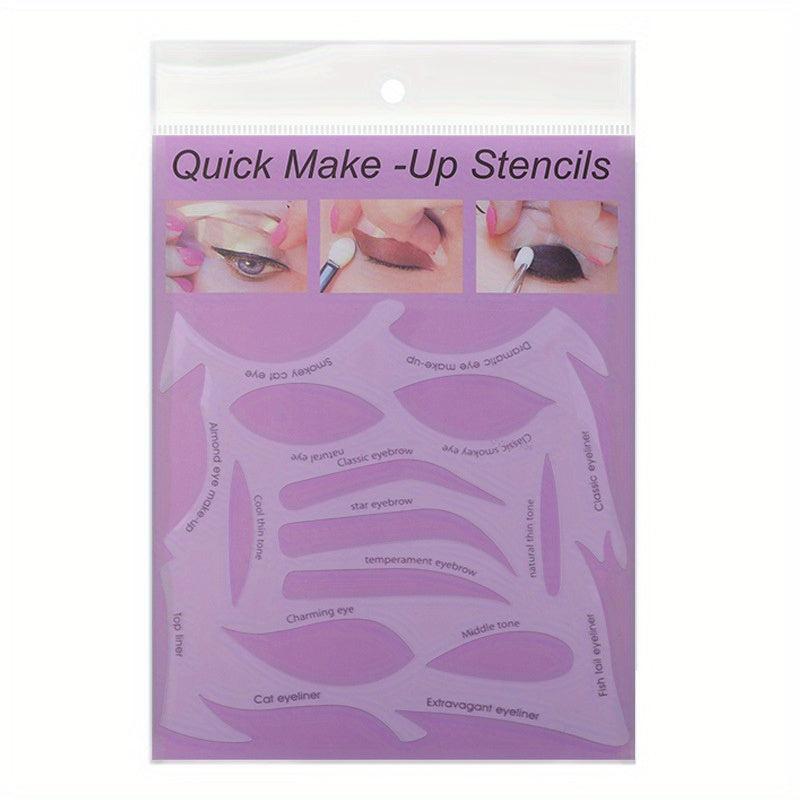 Multifunctional Makeup Template Sticker for Eyeshadow/Eyeliner/Eyebrow