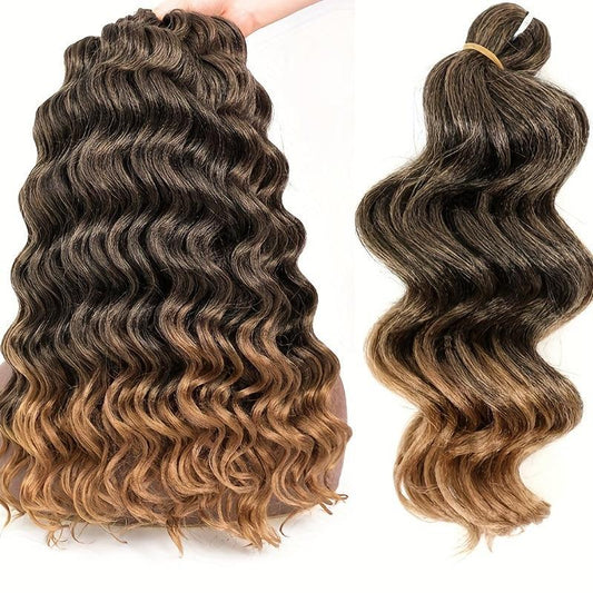 3Packs 22 Inches Ocean Wave Crochet Hair Gradual Ocean Wave
