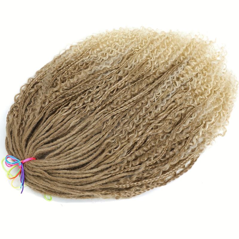 Boho Box Braids Double Ended Dreadlock Extensions 24in Honey Blonde