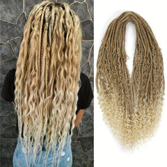 Boho Box Braids Double Ended Dreadlock Extensions 24in Honey Blonde