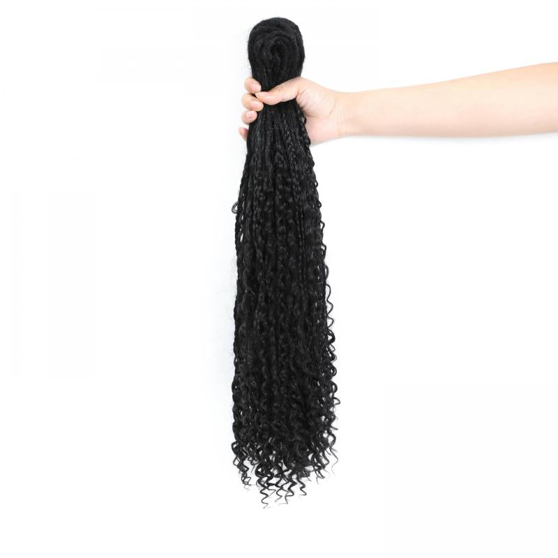 Boho Box Braids Double Ended Dreadlock Extensions 24in Honey Blonde
