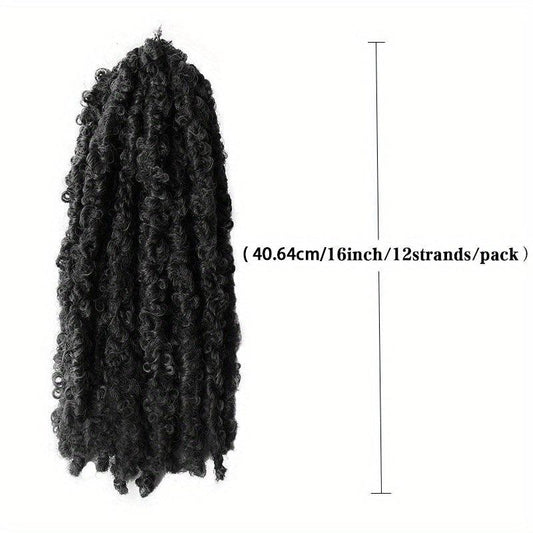 6pack 40 Crotchet Braid Distressed Goddess Hair Extensions