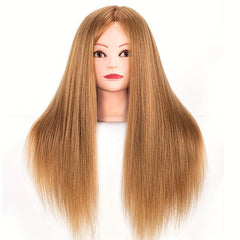 Mannequin Head 85 Real Human Hair Dolls Hairstyles Pro Styling Hairdressing