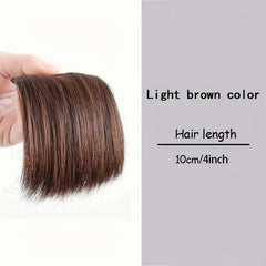 Short Straight Hair Pieces Synthetic Clip In Hair Extensions Natural Looking