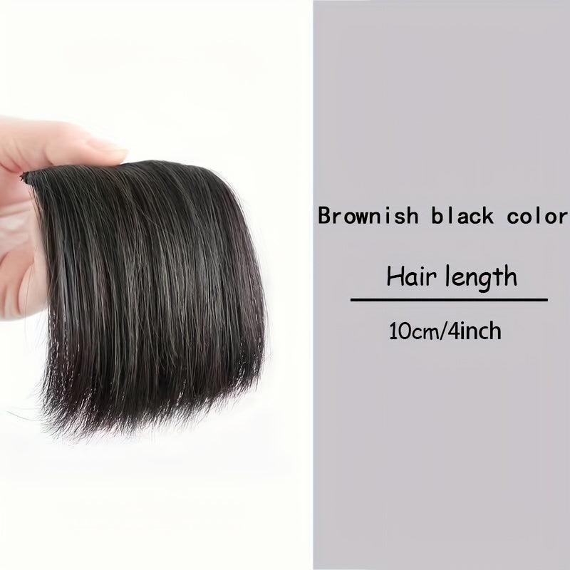 Short Straight Hair Pieces Synthetic Clip In Hair Extensions Natural Looking