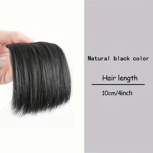 Short Straight Hair Pieces Synthetic Clip In Hair Extensions Natural Looking