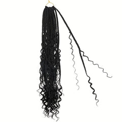 8 Cm 6 Packs Boho Box Braids Crochet Hair Extensions